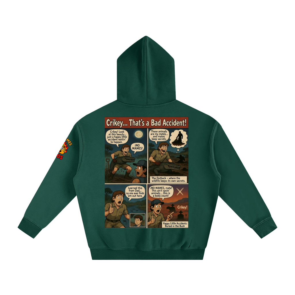Crocadile Hunter Oversize Fleeced Hoodie