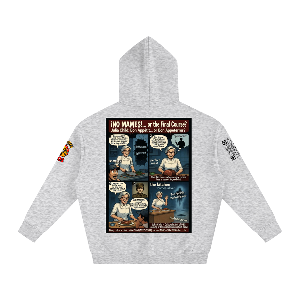 Julia Child Her Secret Recipes Oversize Fleeced Hoodie