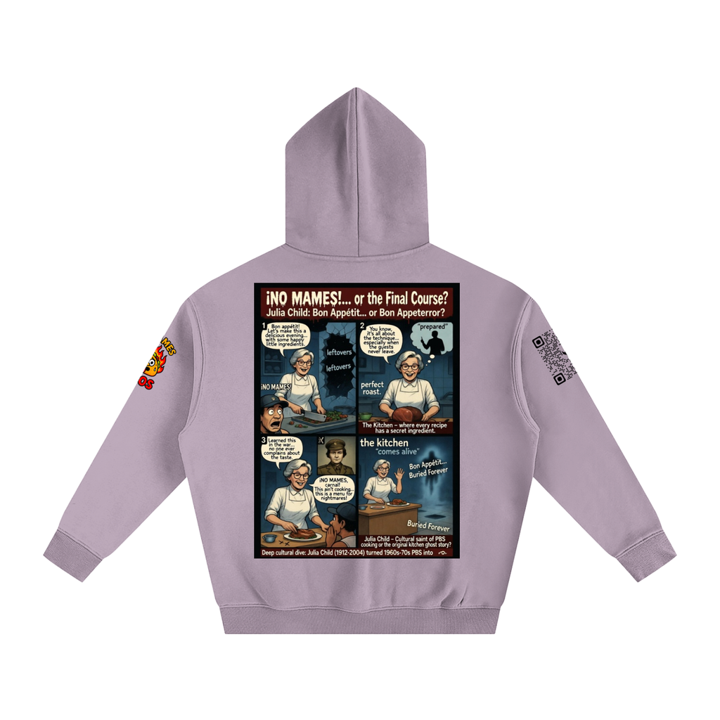 Julia Child Her Secret Recipes Oversize Fleeced Hoodie