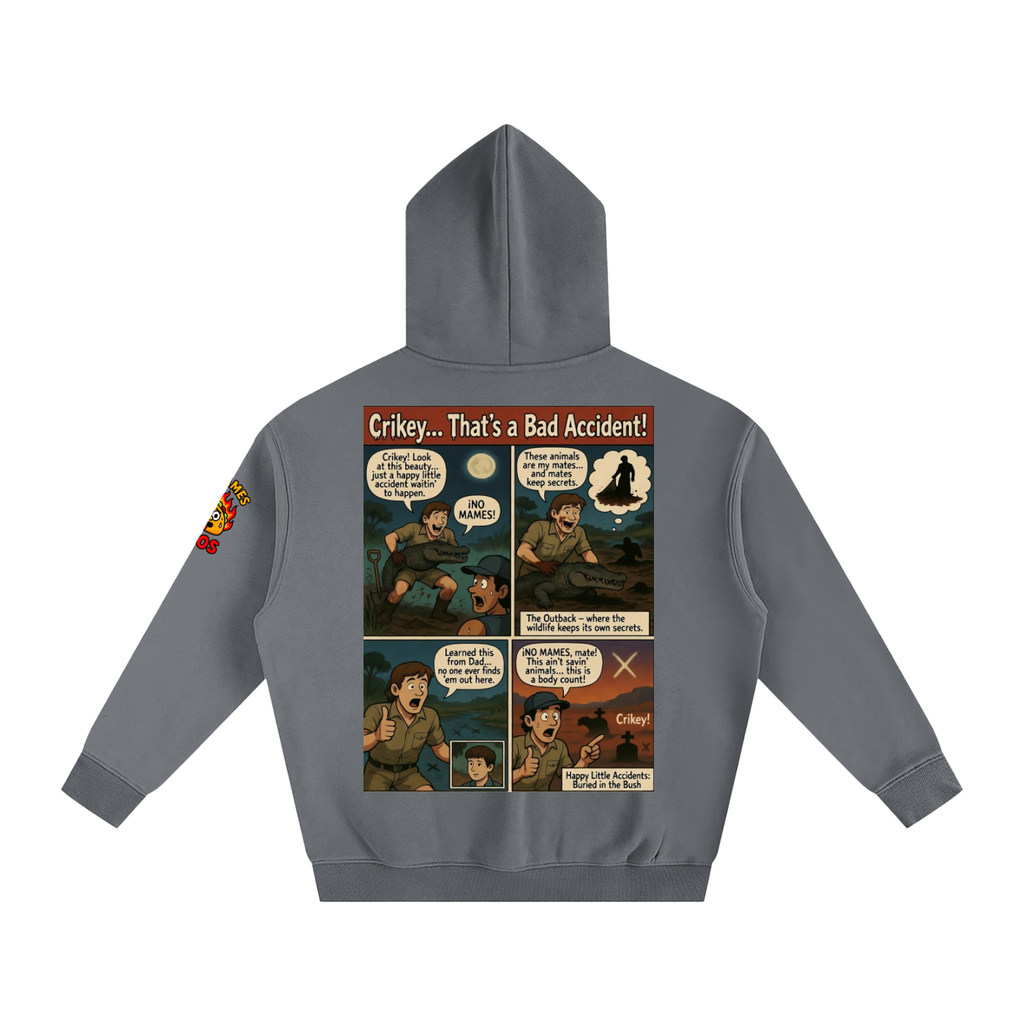 Crocadile Hunter Oversize Fleeced Hoodie