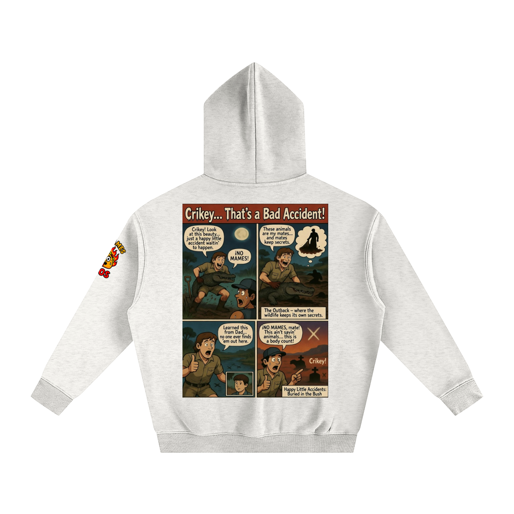 Crocadile Hunter Oversize Fleeced Hoodie