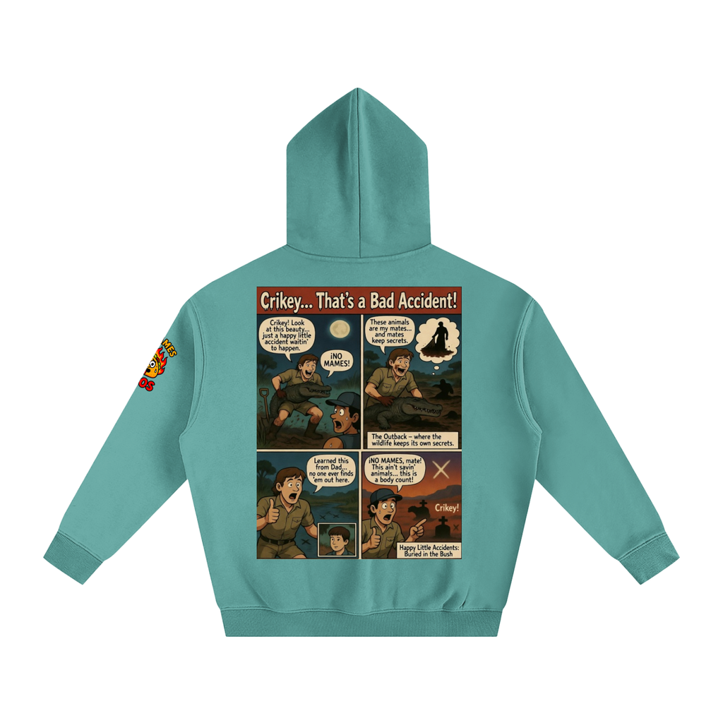 Crocadile Hunter Oversize Fleeced Hoodie
