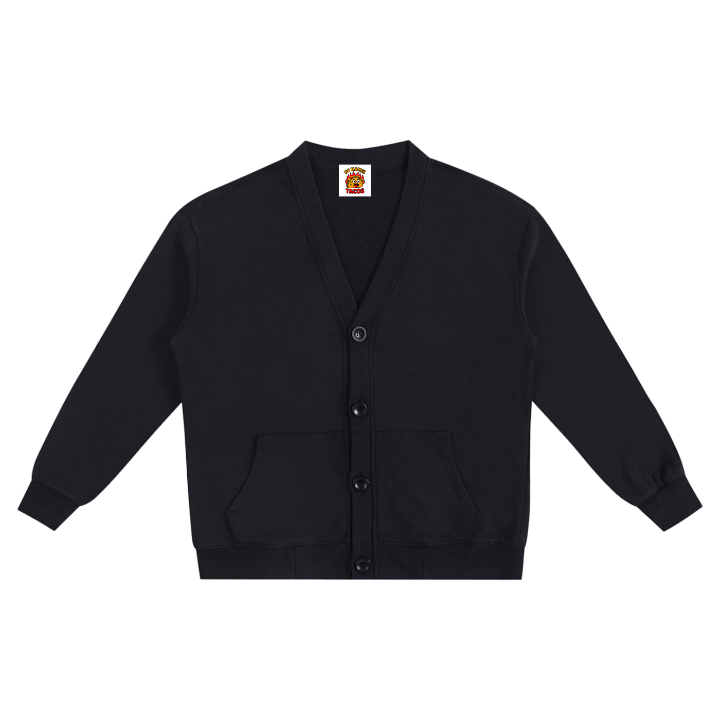 Snow Washed Sweat Cardigan
