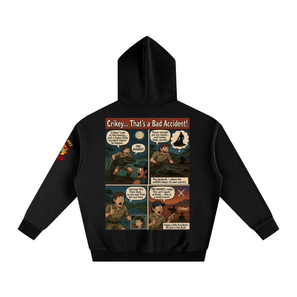 Crocadile Hunter Oversize Fleeced Hoodie