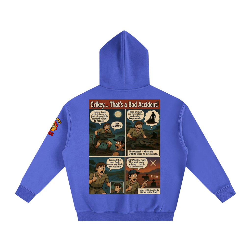 Crocadile Hunter Oversize Fleeced Hoodie