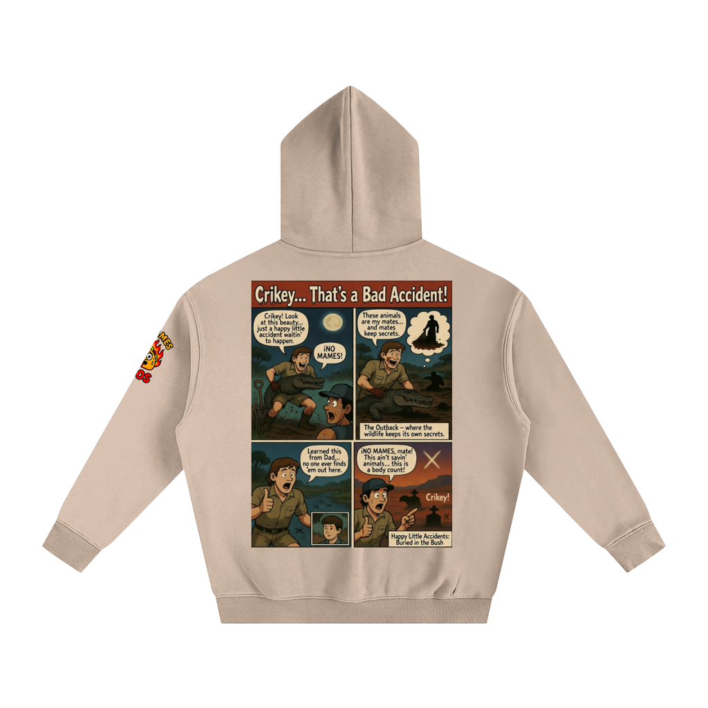 Crocadile Hunter Oversize Fleeced Hoodie