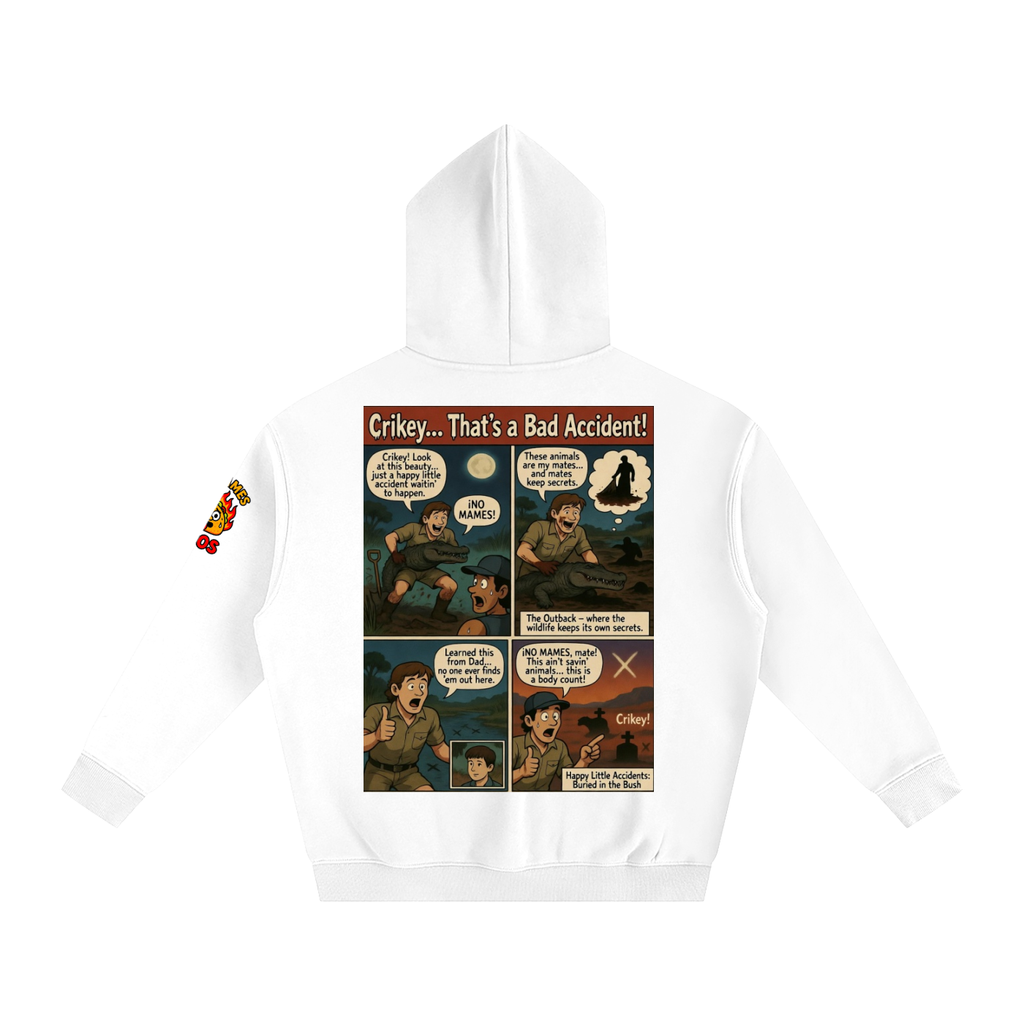 Crocadile Hunter Oversize Fleeced Hoodie